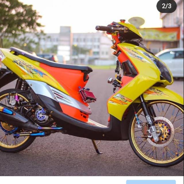 underset atau anderset mio soul karbu warna silver