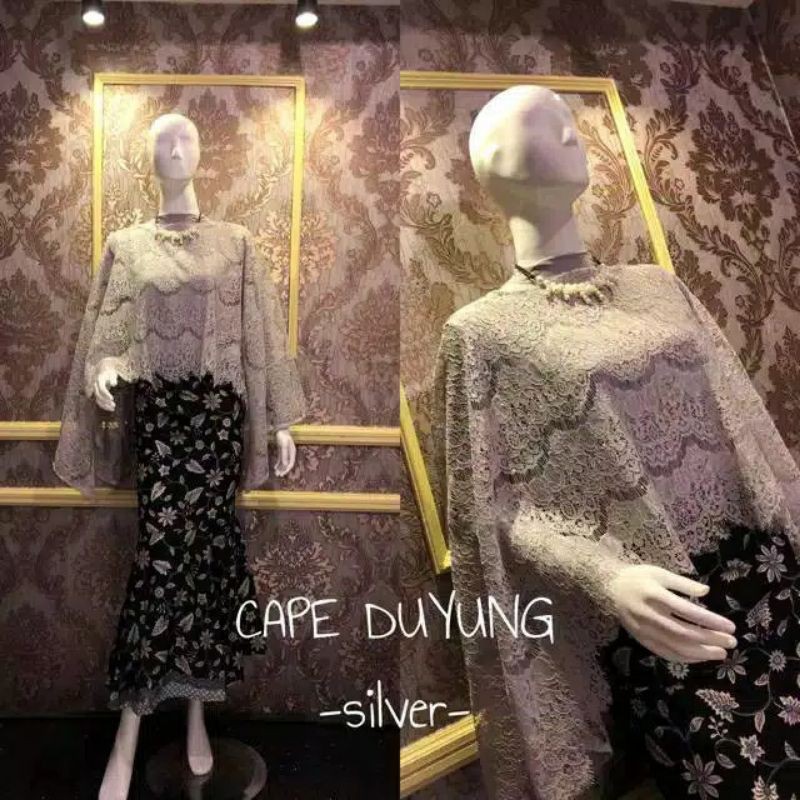 KEBAYA MODERN SET CAPE DUYUNG STELAN CAPE BRUKAT ROK DUYUNG KEBAYA JUMBO KEBAYA BRUKAT ROK MERMAID