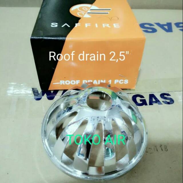 Roof drain saffire 2,5&quot; /Talang air Kuningan 2,5&quot;