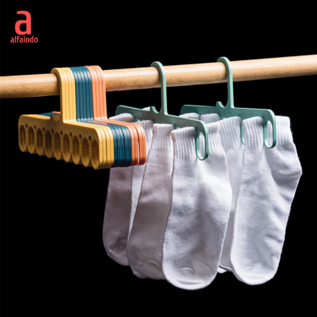 Alfaindo Gantungan Baju Jemuran Minimalis Kuat Cloth Magic Hanger MH009