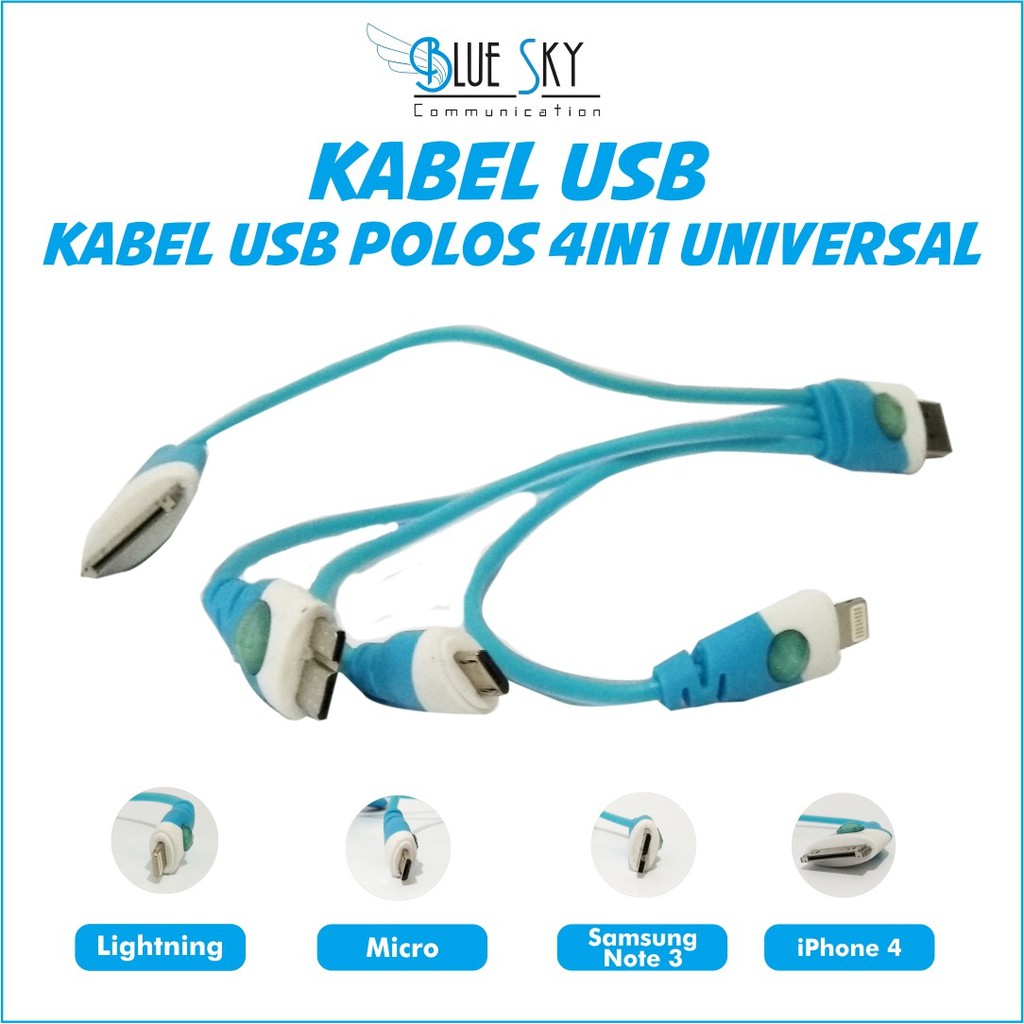 KABEL USB POLOS CUMI 4IN1 UN-C03