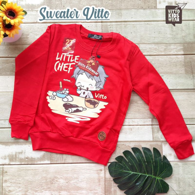 Sweater anak original vitto kidswear SZ 246810 bahan cotton