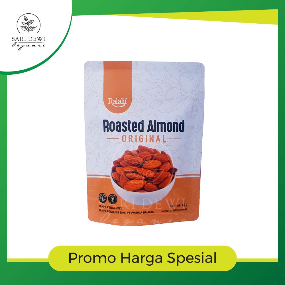 

ROASTED ALMOND RALALI ORIGINAL 40 GR