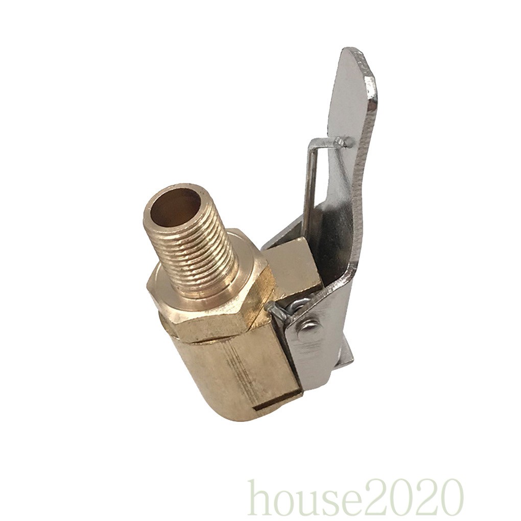 Adaptor Konektor Pompa Udara Ban Mobil Bahan Kuningan Ukuran 8mm
