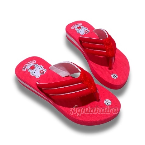 Sandal Anak Perempuan Motif Profil Hello Kitty Terbaru