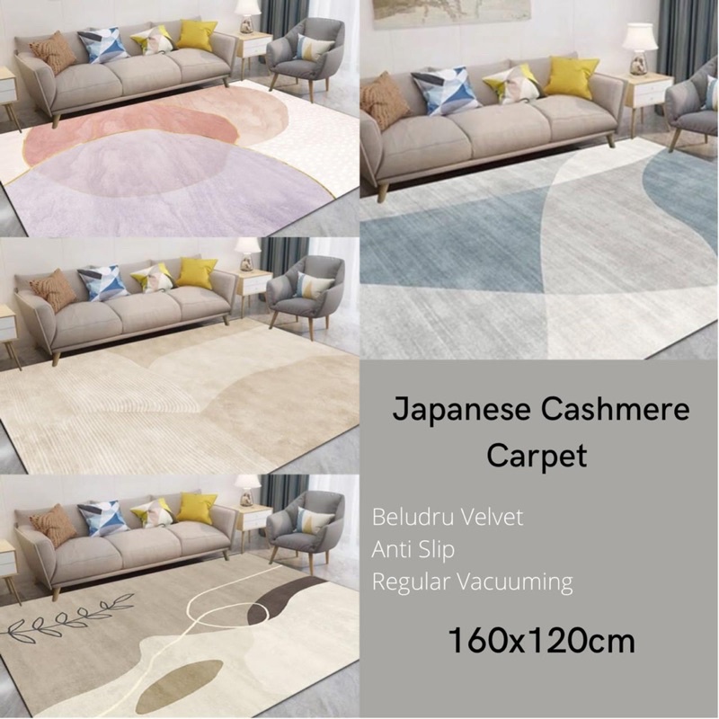 [Chōwa Home] - Japanese Cashmere Carpet Nordic Style / Karpet Cashmere / Karpet Nordic / Karpet Aest