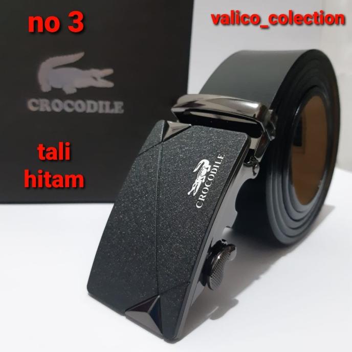 Gesper Ikat Pinggang Sabuk Pria New Colletion Dgn Kulit Asli Crocodile