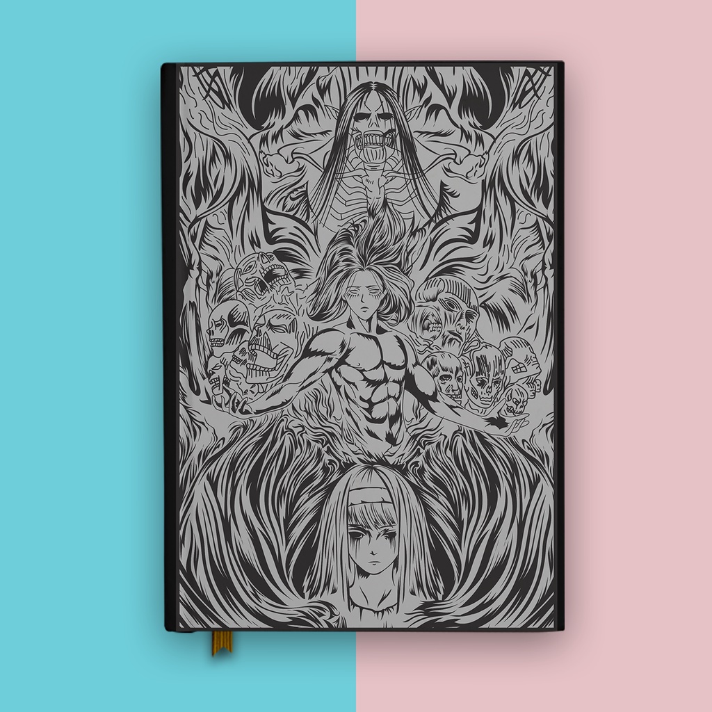 

Notebook Anime Attack On Titan 9 Titans 3 Buku Tulis Hardcover Diary Jurnal Custom Nama