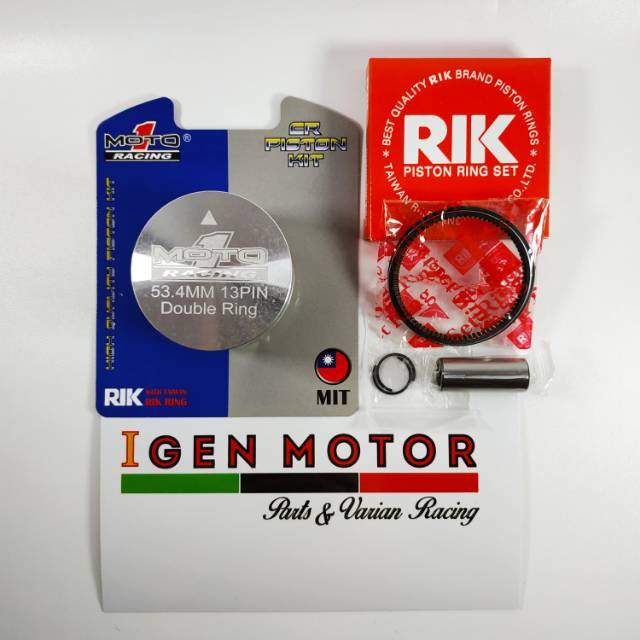 Piston 53.4 mm Pen 13 Double Ring MOTO 1