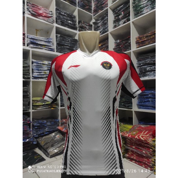 kaos badminton Jersey printing timnas