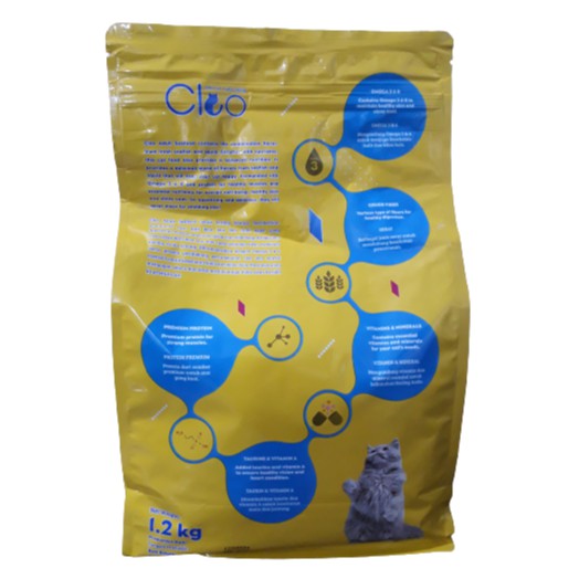 Makanan Kucing CLEO SEAFOOD 1.2kg