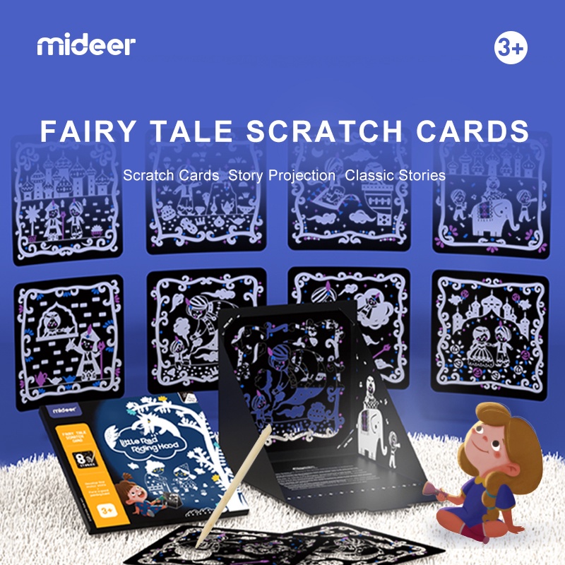 TweedyToys - Mideer Fairy Tale Scratch Card