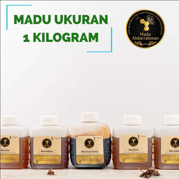 

(BISA COD) Madu Abdurrahman 1KG Murni Bersanad Jelas - Akasia Crscarva