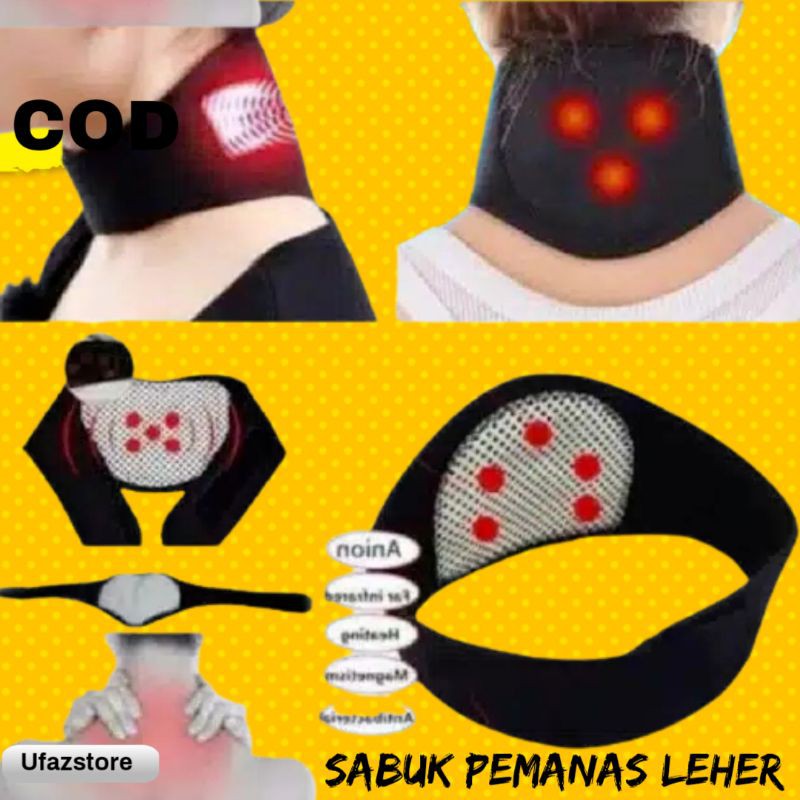 Sabuk Pemanas Leher terapi leher Korset Pria / wanita SELF HEATING LEHER Penghangat Leher