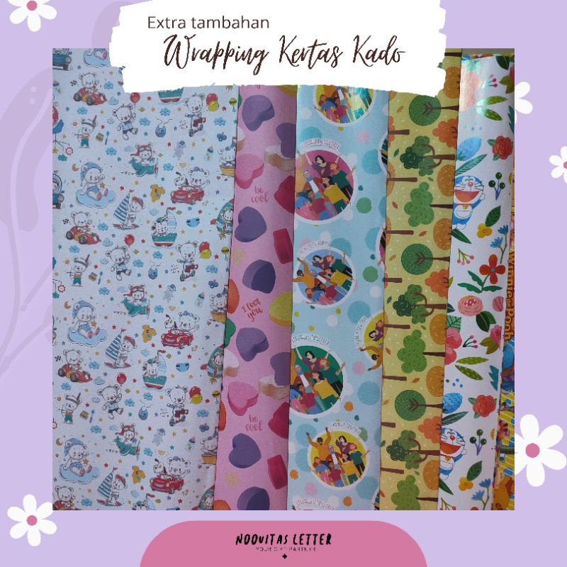 

TAMBAHAN WRAPPING KERTAS KADO