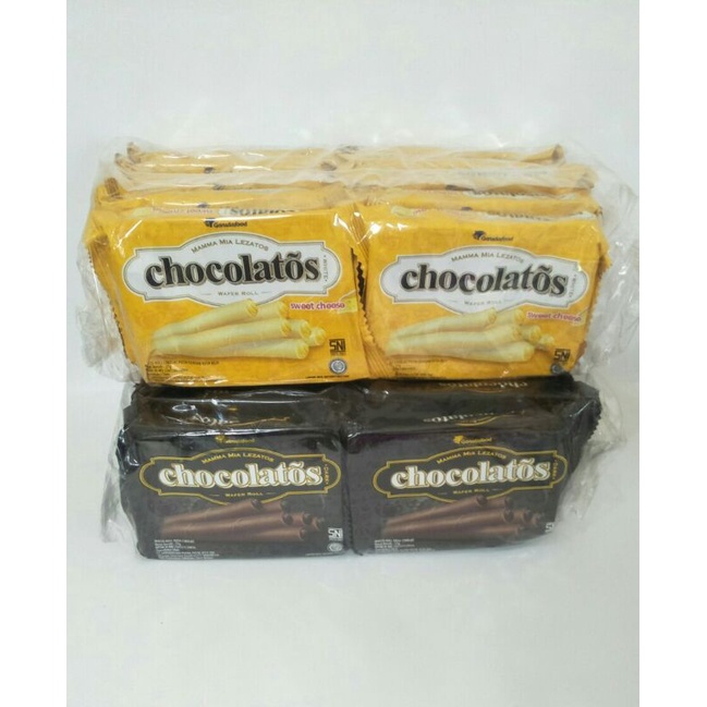 Chocolatos Wafer Roll 27gr x 10pcs