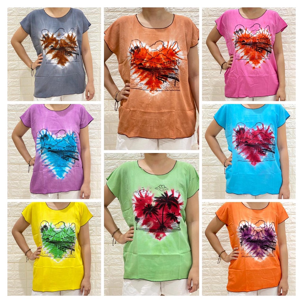 BAJU BALI NECI LOVE SANTAI ALL SIZE REAL PICT