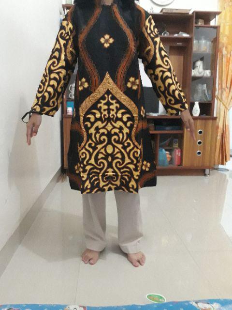 Ms Gamis Batik Sriwedari Maxi Bumil/busui Katun Sogan Allsize & Jumbo