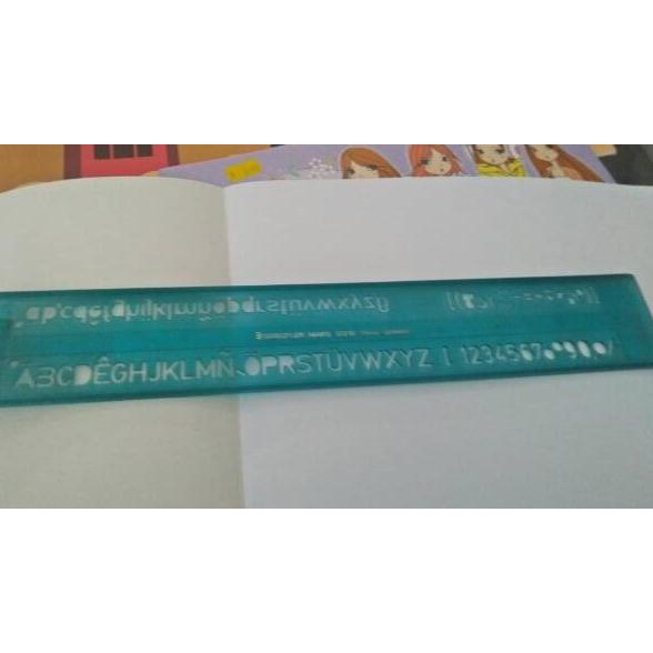 

Murah V0HBV Penggaris Mal Huruf Staedler 8mm 6 mm 2 mm 3mm 5mm 10 mm Precesion Lettering Ruller 48