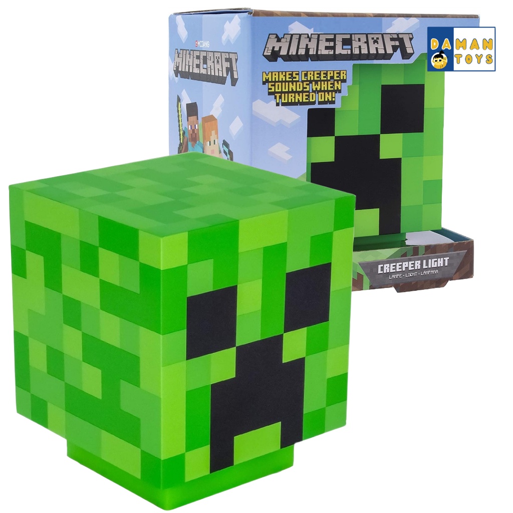 Figure Minecraft Creeper Sway Light Potion Bottle Light Lampu Tidur Karakter Lucu kado ulang Tahun Anak