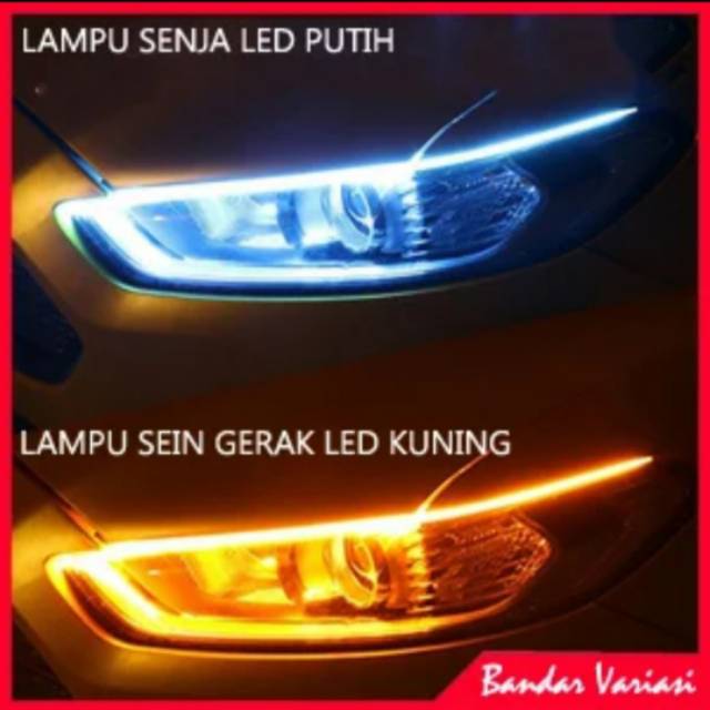 Lampu Alis Mobil 2 Warna