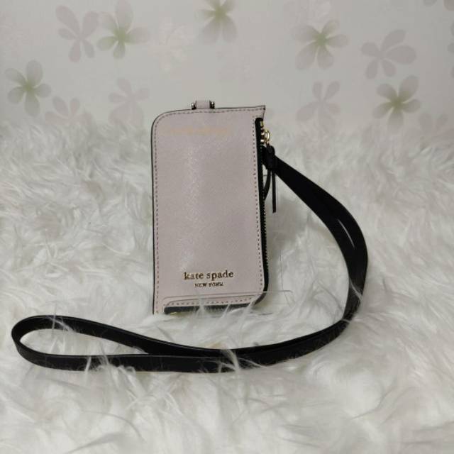 

ORIGINAL Name Tag ID Kate Spade Katespade Lanyard Black Multi