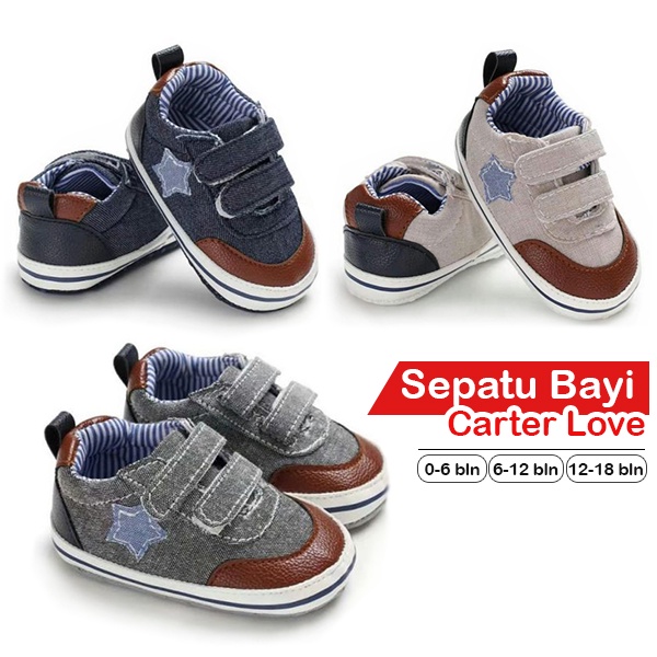 Sepatu Bayi Carter Love Sepatu Bayi Fashion Laki-Laki 0-18 Bulan