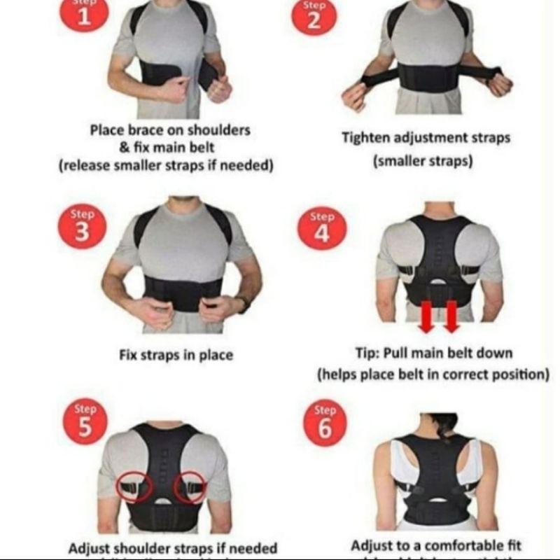 Penyangga punggung / sabuk pinggang support posture corrector