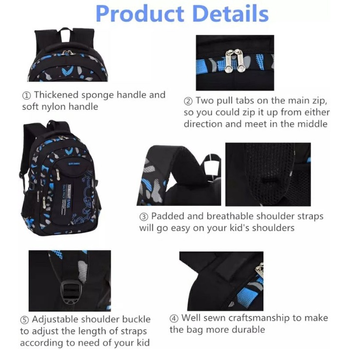 Rayhana - ( COD ) - ZEE - Tas Ransel Sekolah Anak Laki Laki dan Perempuan | Backpack Pria Dan Wanita