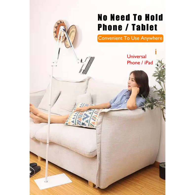 Phone / Tablet Bracket Support Tiang Penyangga HP / Tablet Tinggi Maks 175 Cm