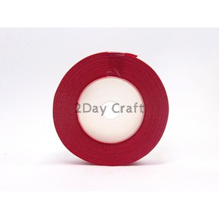  Pita  Merah  Putih  1 Inch 20 Yards 1 Roll Pita  Satin Merah  