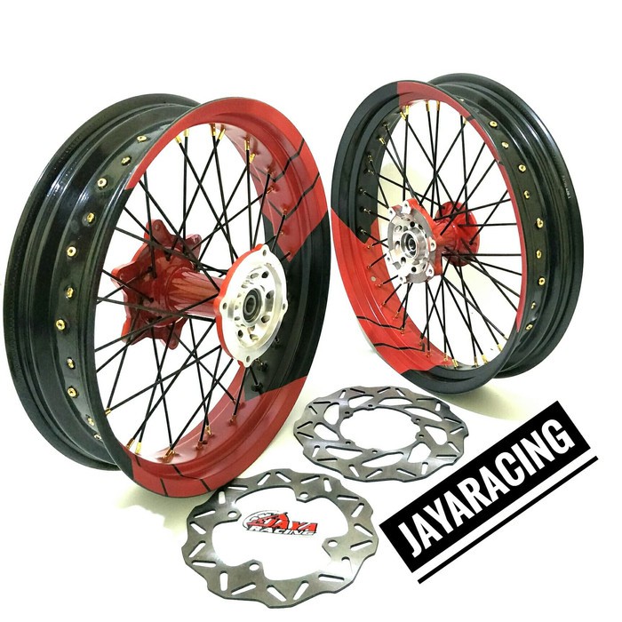 velg supermoto 17 350 300 crf 150 sepaket bisa reguest warna