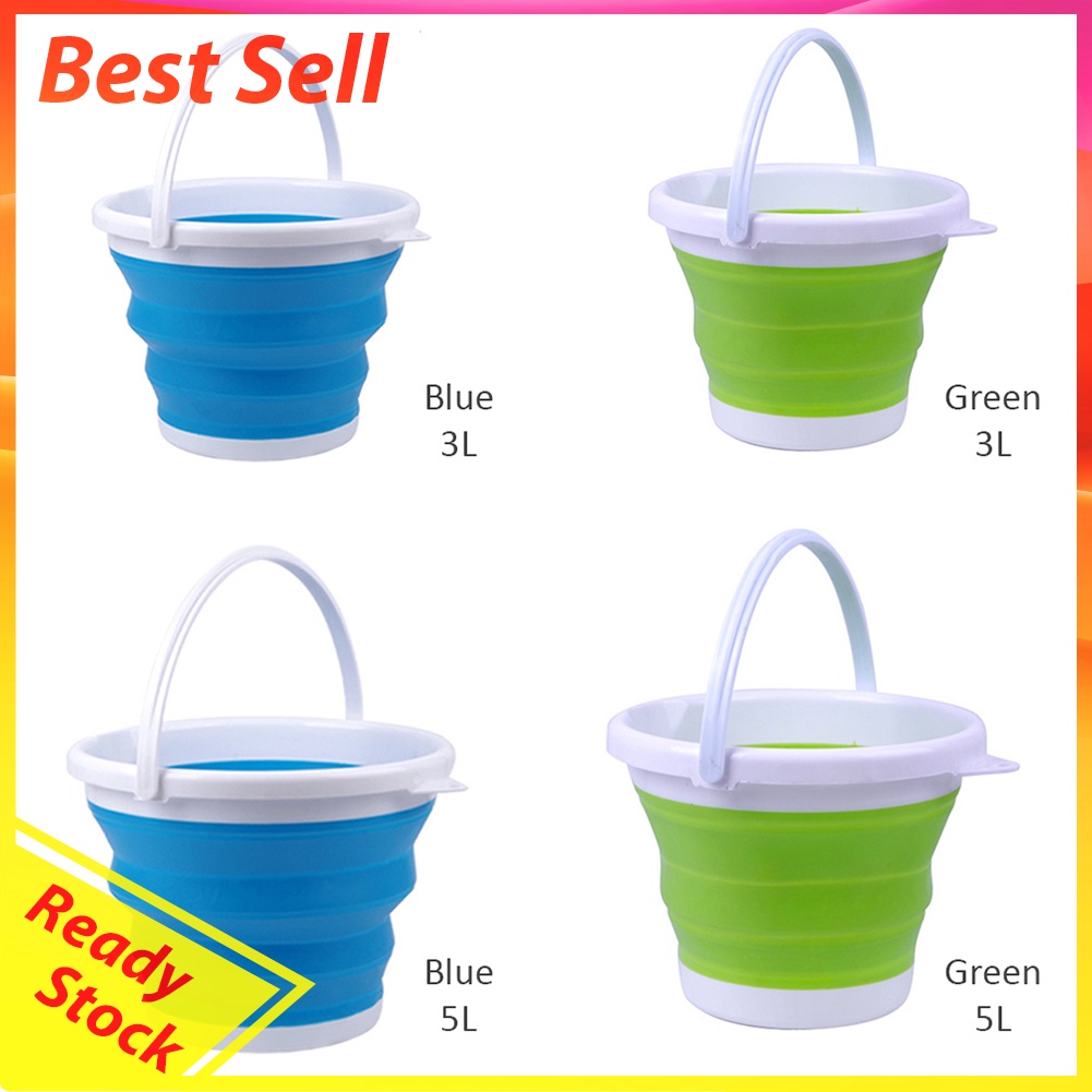 Collapsible Bucket Portable Home Outdoor Fishing Travel Car Washing Basin