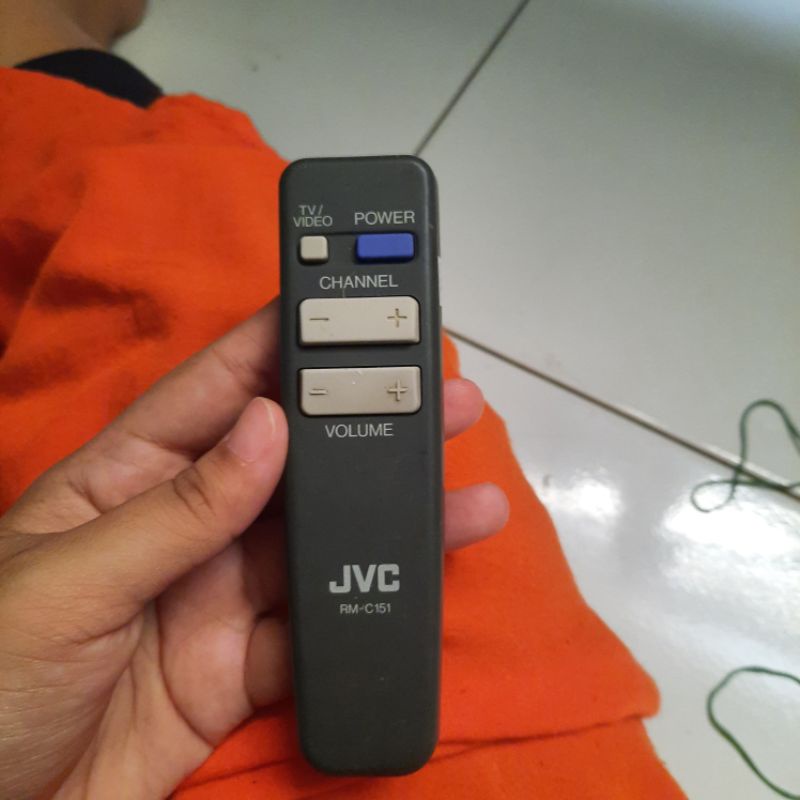 REMOTE REMOT TAPE JVC RM-C151 ORIGINAL ASLI