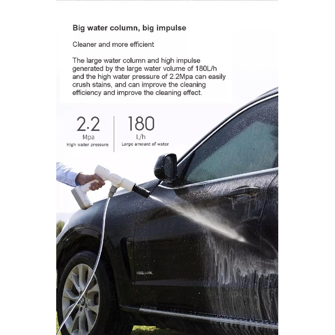 LEKONG LK-XB01 - High Pressure Wireless Portable Car Washing Machine