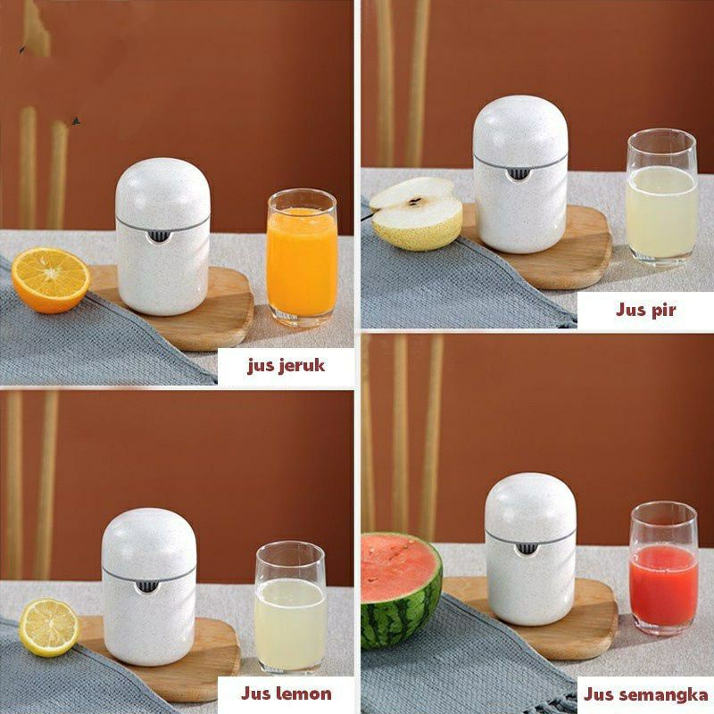 BLENDER   , KACA , Alat  , JUS  , ABS  , Peras Jeruk &amp; Lemon Alat Peras Squeezer Jeruk Juicer Extractor Mini Manual Fruit Cup