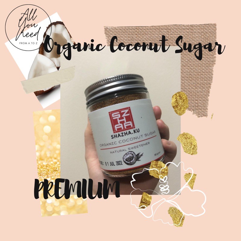 

Premium Organic Coconut Sugar / Gula Kelapa Organik Premium (180gr)