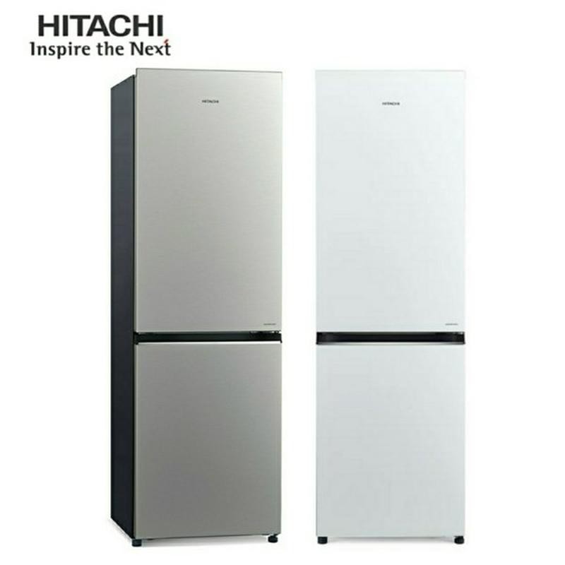 KULKAS HITACHI R-B41PGD6 PWH INX 2 PINTU BOTTOM FREEZER INVERTER KAPASITAS 330 LITER