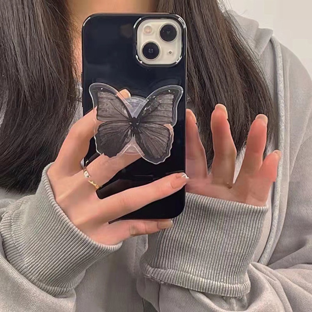 Popsocket Hp / Smartphone Motif Kartun butterfly / Kelinci / Hati Bahan Akrilik