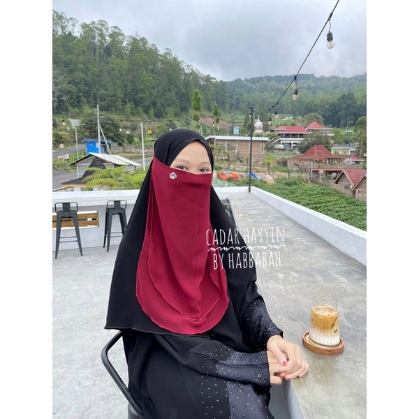 Cadar Tutup Hayyin Cadar Niqab Niqob Cadar Bandana Murah Virall By Habbabah