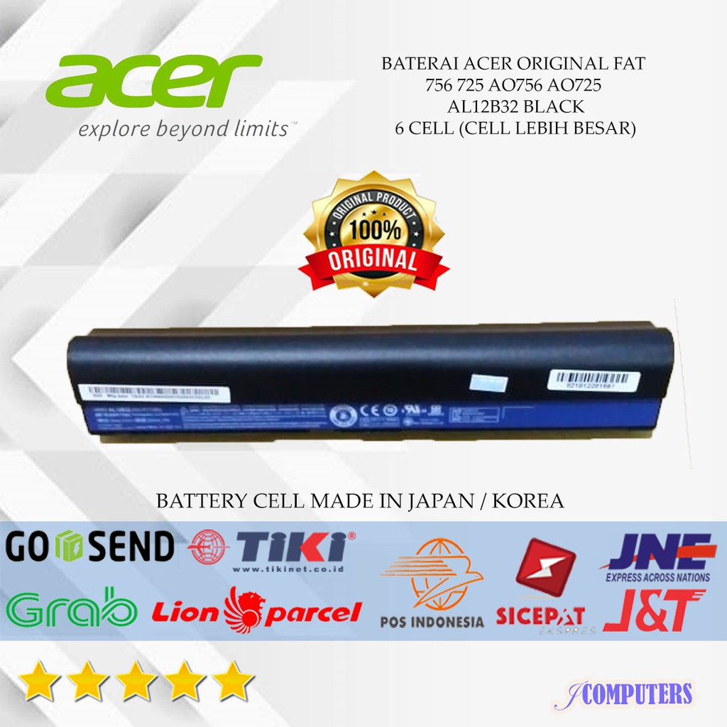 BATERAI BATRE ACER ASPIRE ONE V5-121 V5-V131 V5-171 ORIGINAL