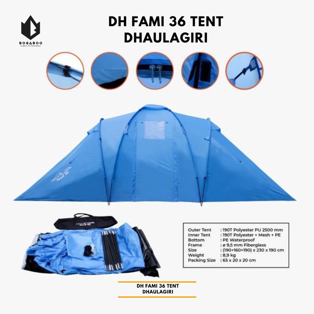 Tenda Fami Dhaulagiri - Tenda Fami 46 Tenda Outdoor