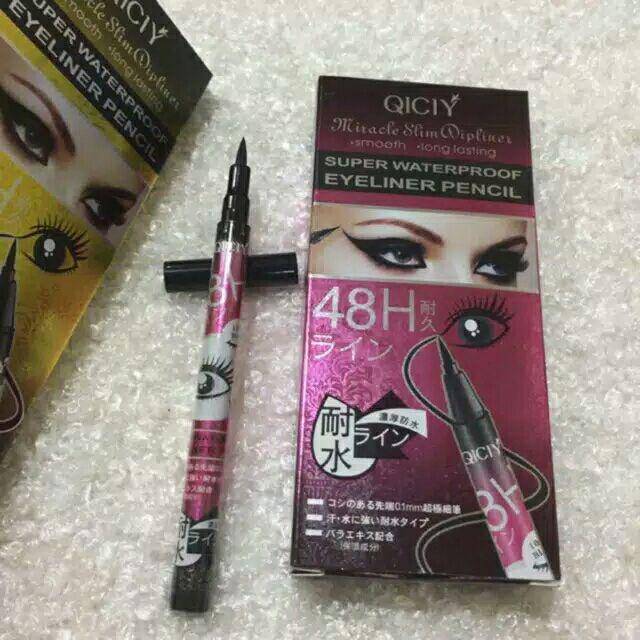 Medan termurah Longlasting Eyeliner super waterproof 48H spidol eyeliner qiciy