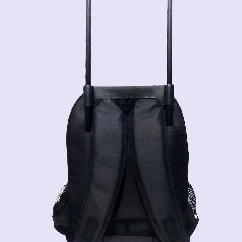 tas troli roda dorong anak laki2 cowo GSL-391 tas koper sekolah piknik trevel hitam betman / ransel anak cowok