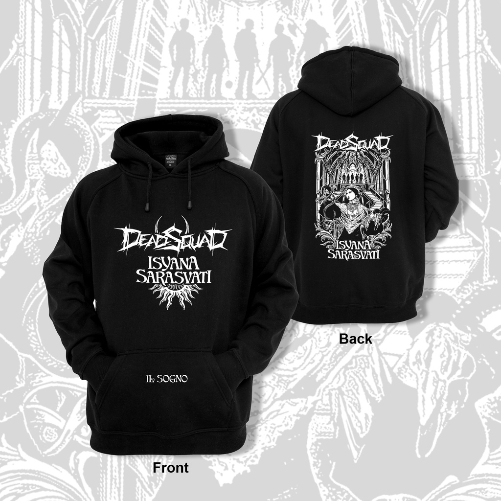 Hoodie Isyana Sarasvati x Deadsquad - IL SOGNO.....Free Sertifikat, Poster & Sticker