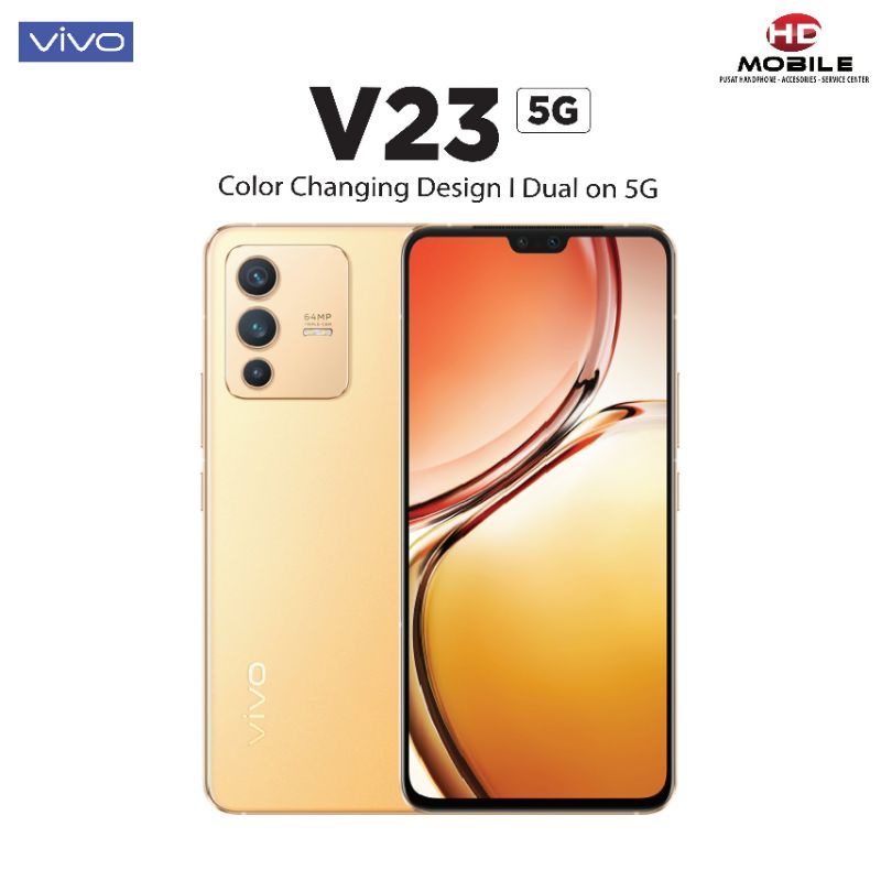 VIVO V23 5G 8/128GB BARANG 100% ORIGINAL DAN BERGARANSI RESMI