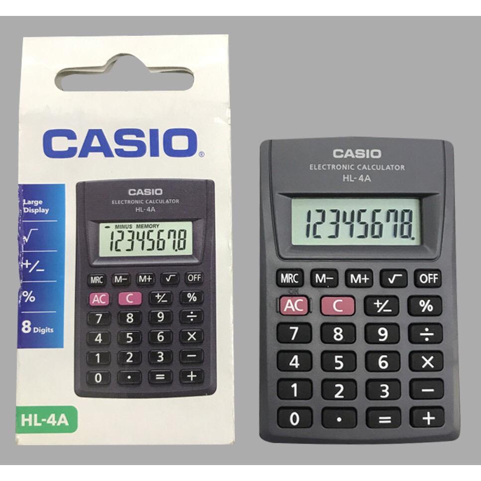 

Kalkulator Mini CASIO HL-4A - Kalkulator Pocket - Kalkulator Saku - Kalkulator 8 Digit