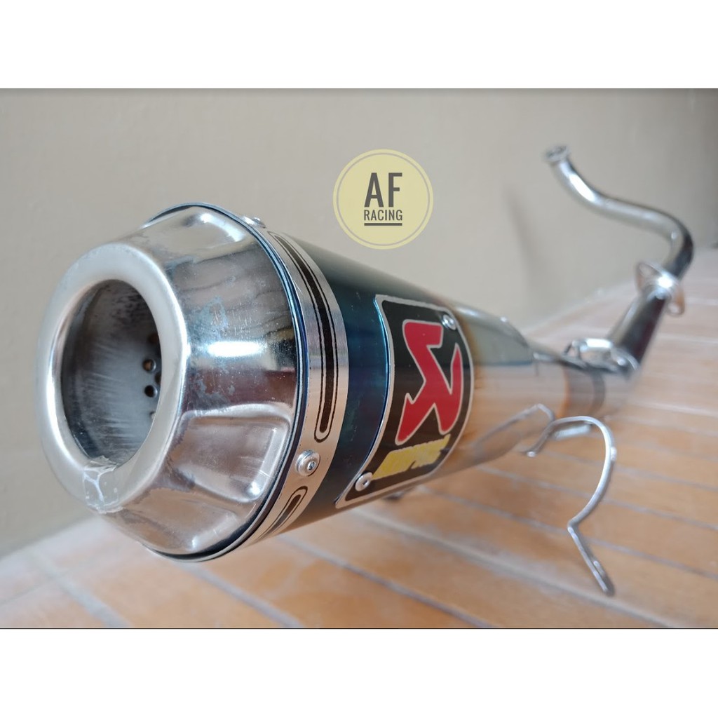 Knalpot Racing Akrapovic Beat Spacy Scoopy Beat Street Vario FI