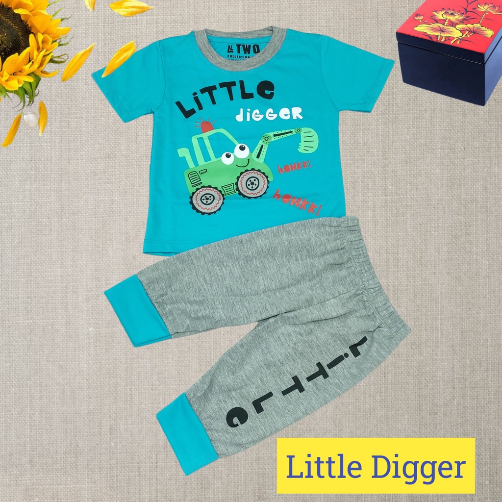 Setelan Anak Laki-Laki Joger / baju anak / setelan anak cowok Little-Little Blue