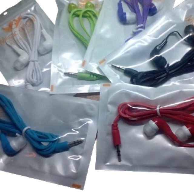 HF Headset /Handsfree /Earphone (Non Mic) Super Bass Murah untuk HP Laptop MP3 Komputer DLL